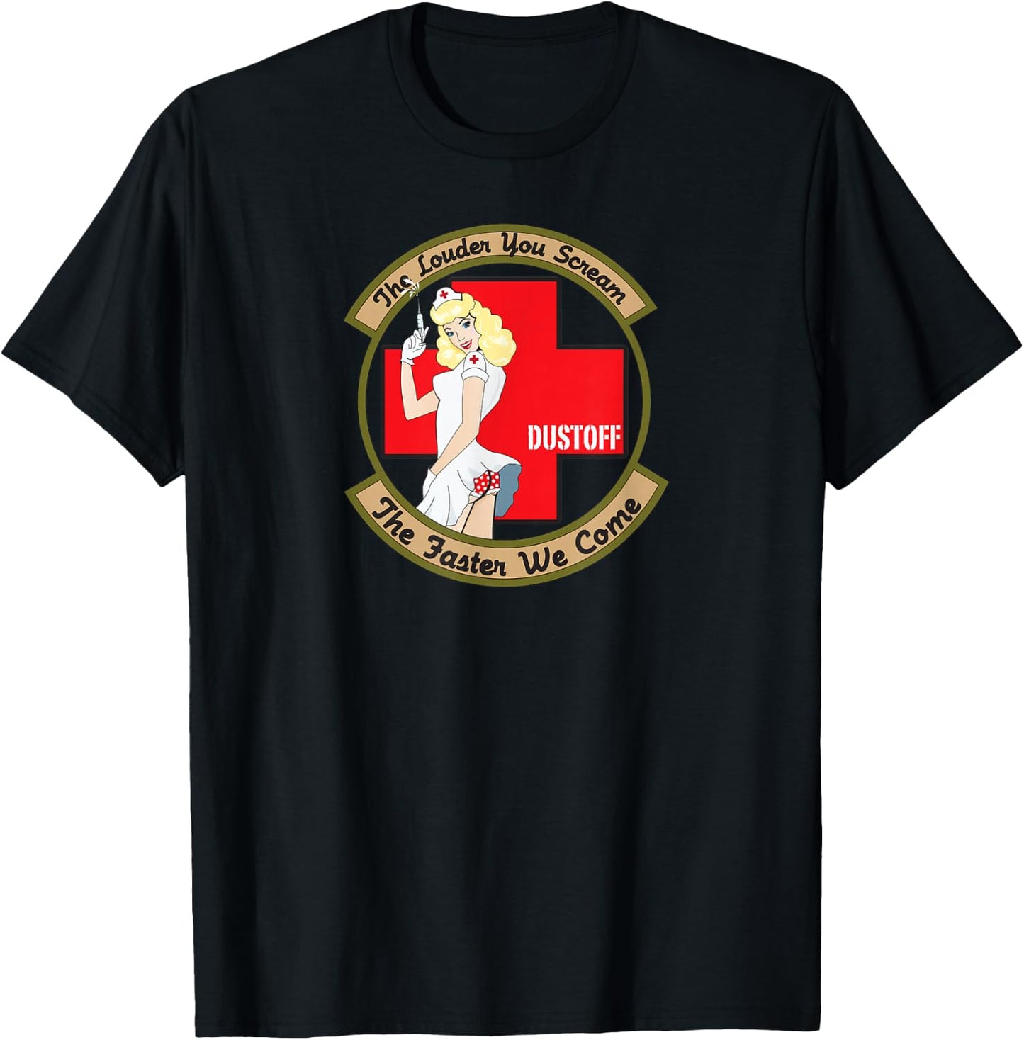 The Louder You Scream The Faster We Come T-Shirt - T-Shirt | Black