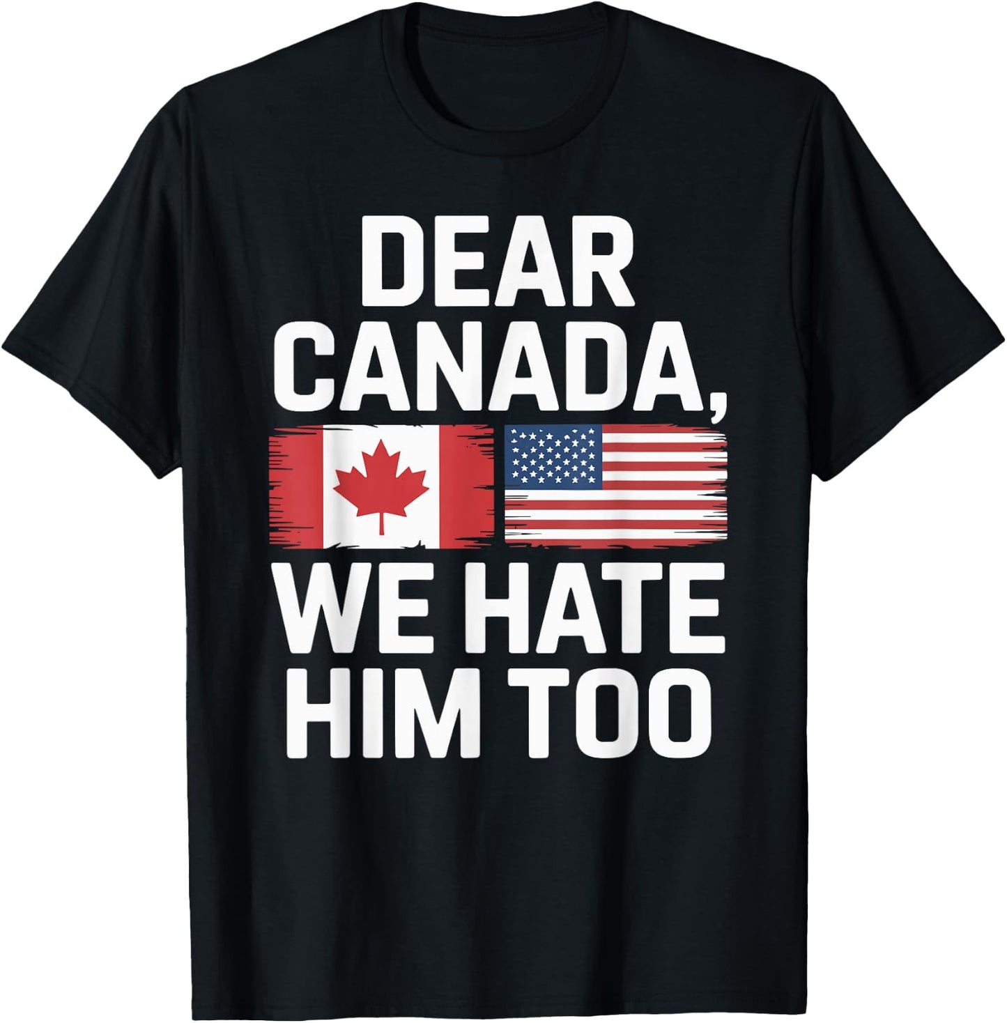 Dear Canada Political Commentary T-Shirt - T-Shirt | Black