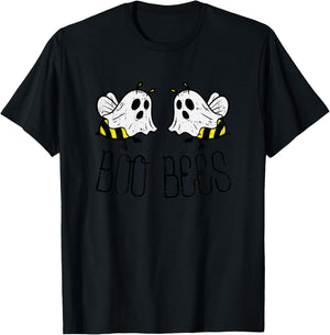 Boo Bees Ghosts Boobees Funny Halloween Costume T-Shirt - T-Shirt | Black