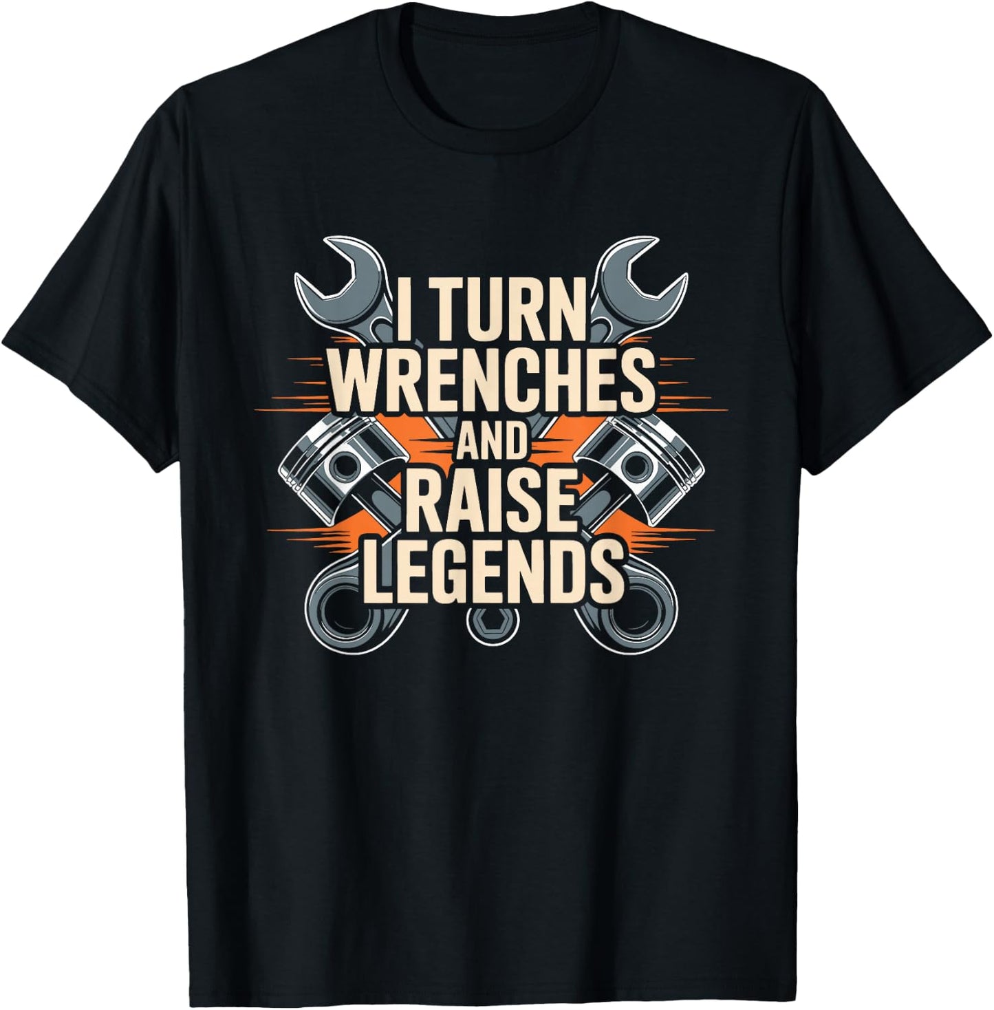 Auto Mechanic Dad Mechanical Check Engine Fathers Day T-Shirt - T-Shirt | Black