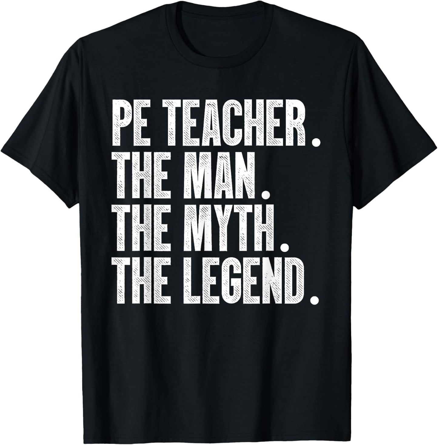 Cool PE Teacher Art Boys Physical Education Teacher T-Shirt - T-Shirt | Black