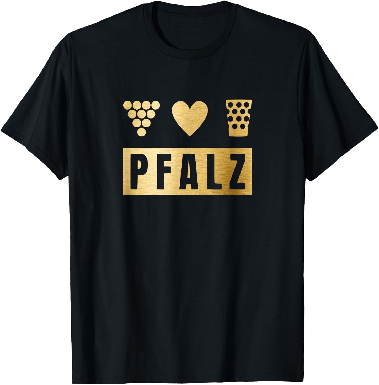 Pfälzer Pälzer Wurstmarkt Weinfest Rheinland Pfalz Outfit T-Shirt - T-Shirt | Black