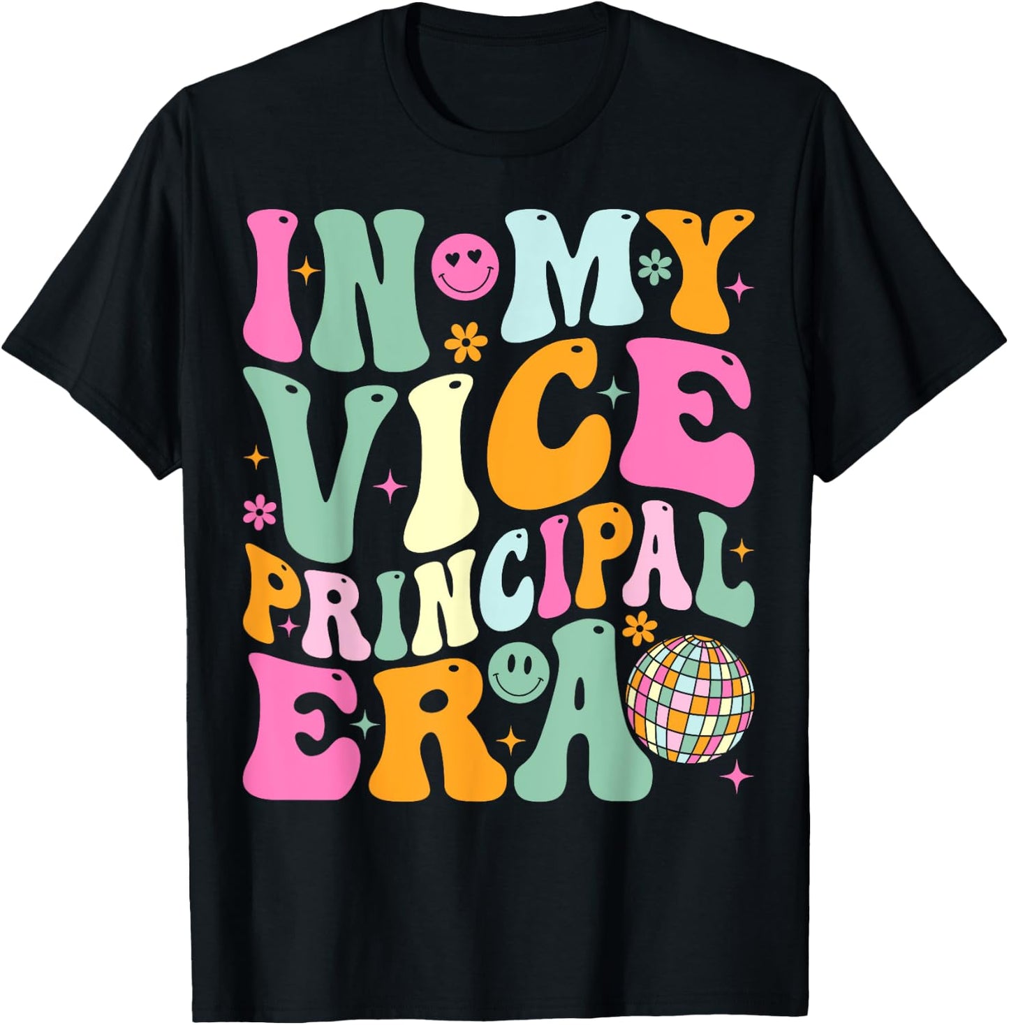 In My Vice Principal Era Back to School Vice Principal T-Shirt - T-Shirt | Black