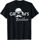 Groom's Brother Bro Bachelor Party Squad Wedding T-Shirt - T-Shirt | Black