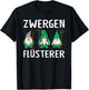 Zwergen Whisperer Garden Gnomes , black, s T-Shirt - T-Shirt | Black