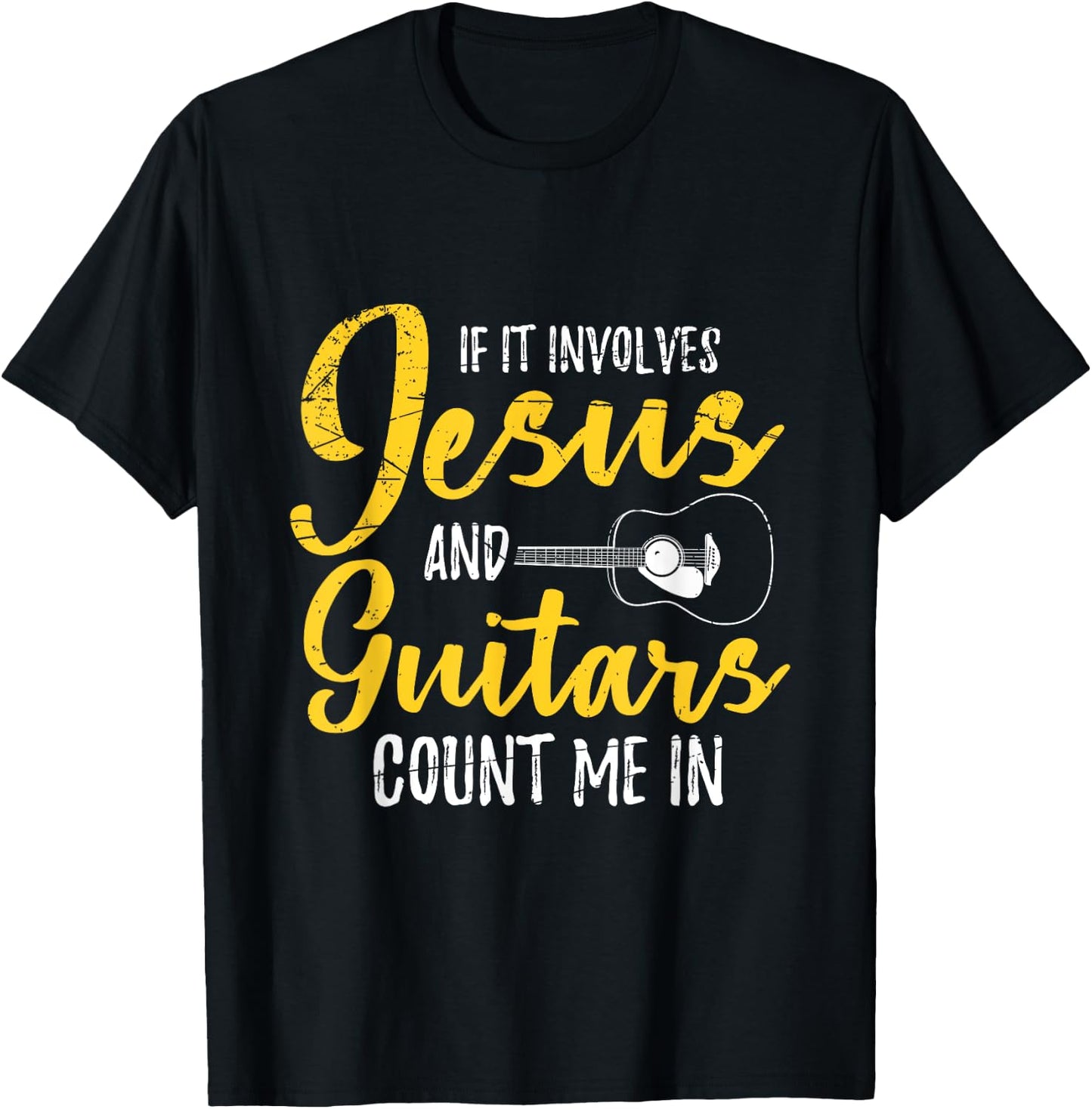 Jesus Lord God Savior Devotee Gift Christian Men's Black Modern Letter Print Short Sleeve T-Shirt - T-Shirt | Black