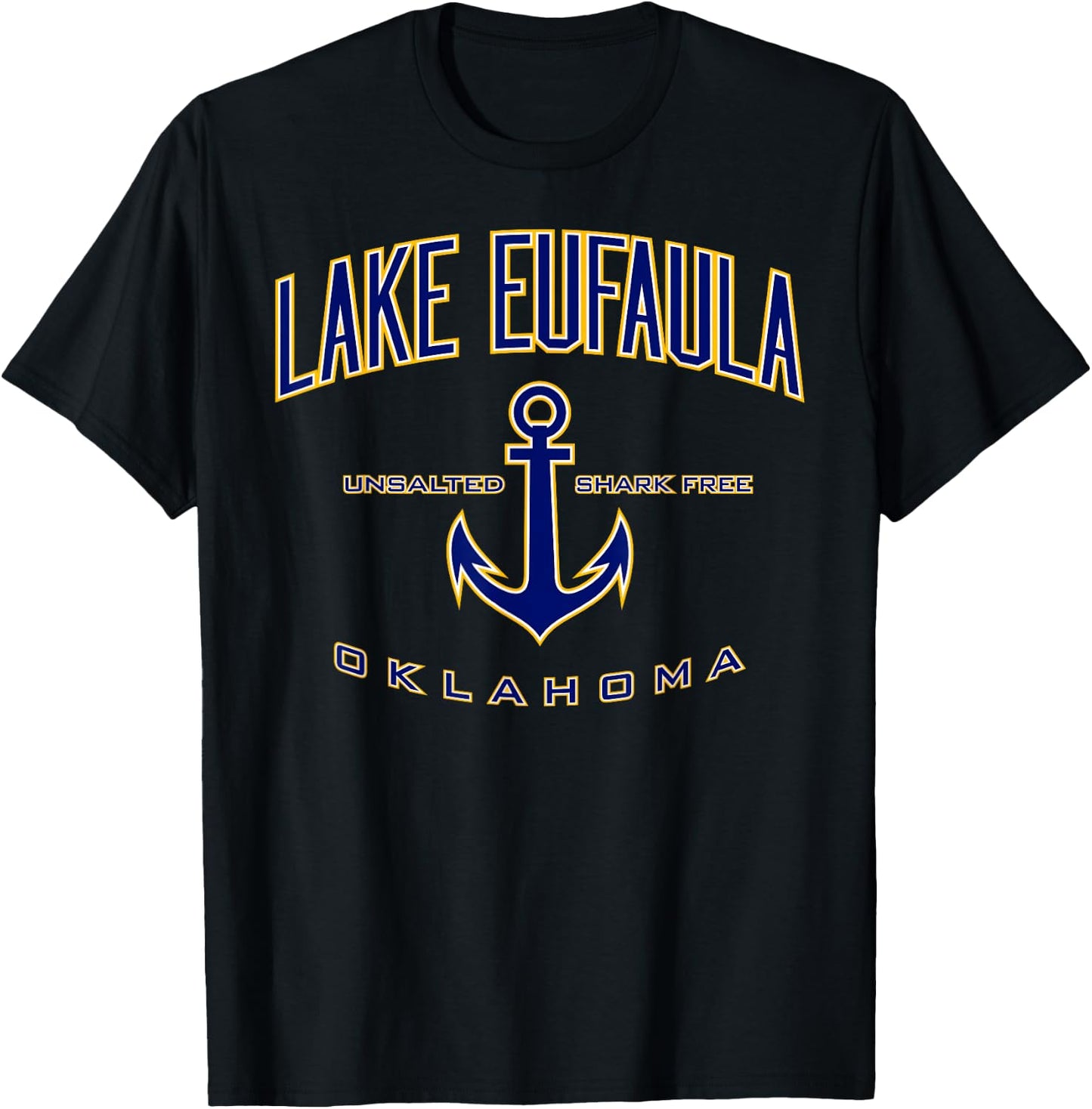 Lake Eufaula OK T-Shirt - T-Shirt | Black