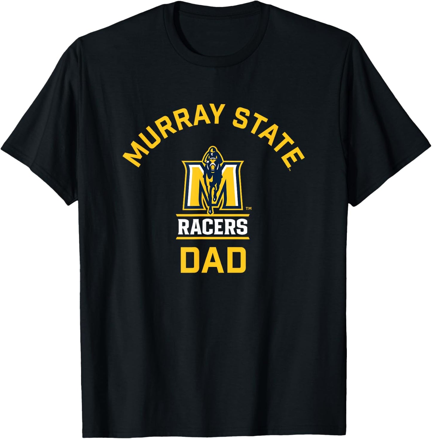 Murray State University Racers Arched Dad T-Shirt - T-Shirt | Black