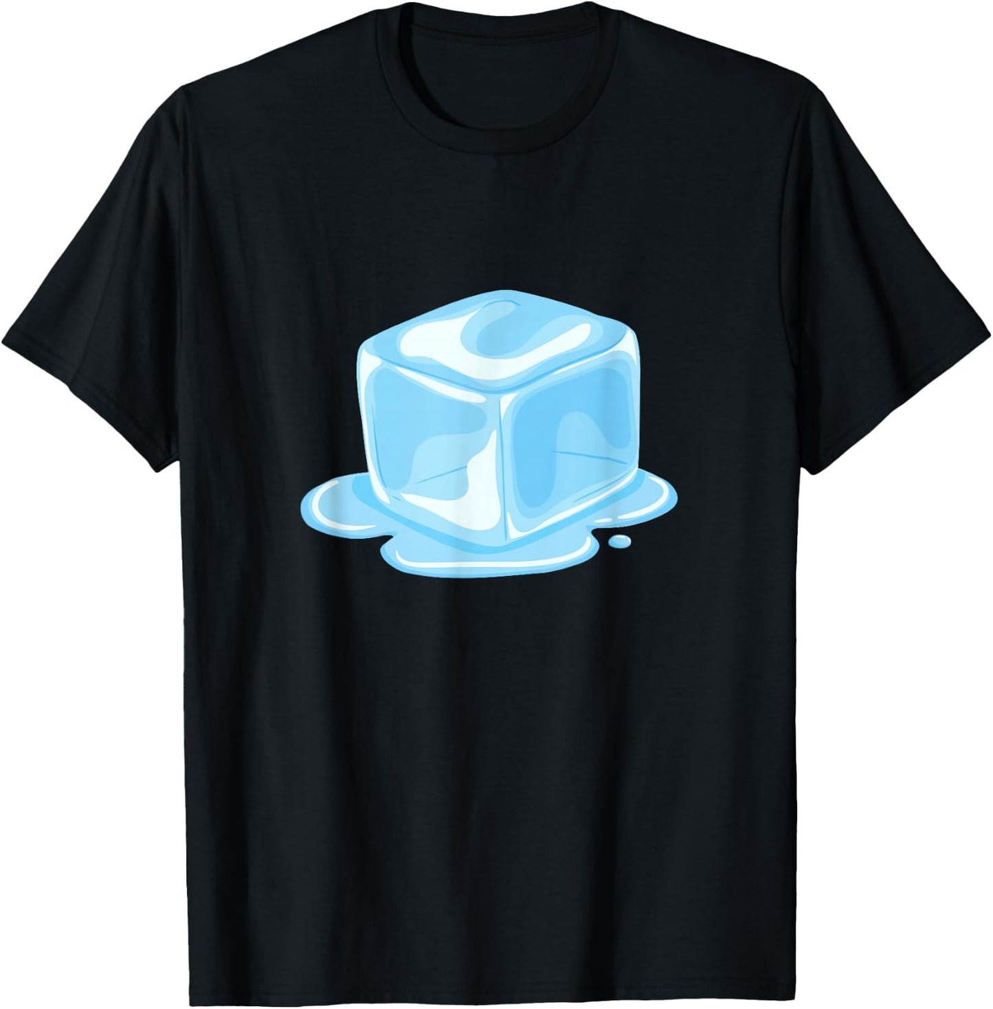 Süßer geschmolzener Eiswürfel, Geschenk T-Shirt - T-Shirt | Black