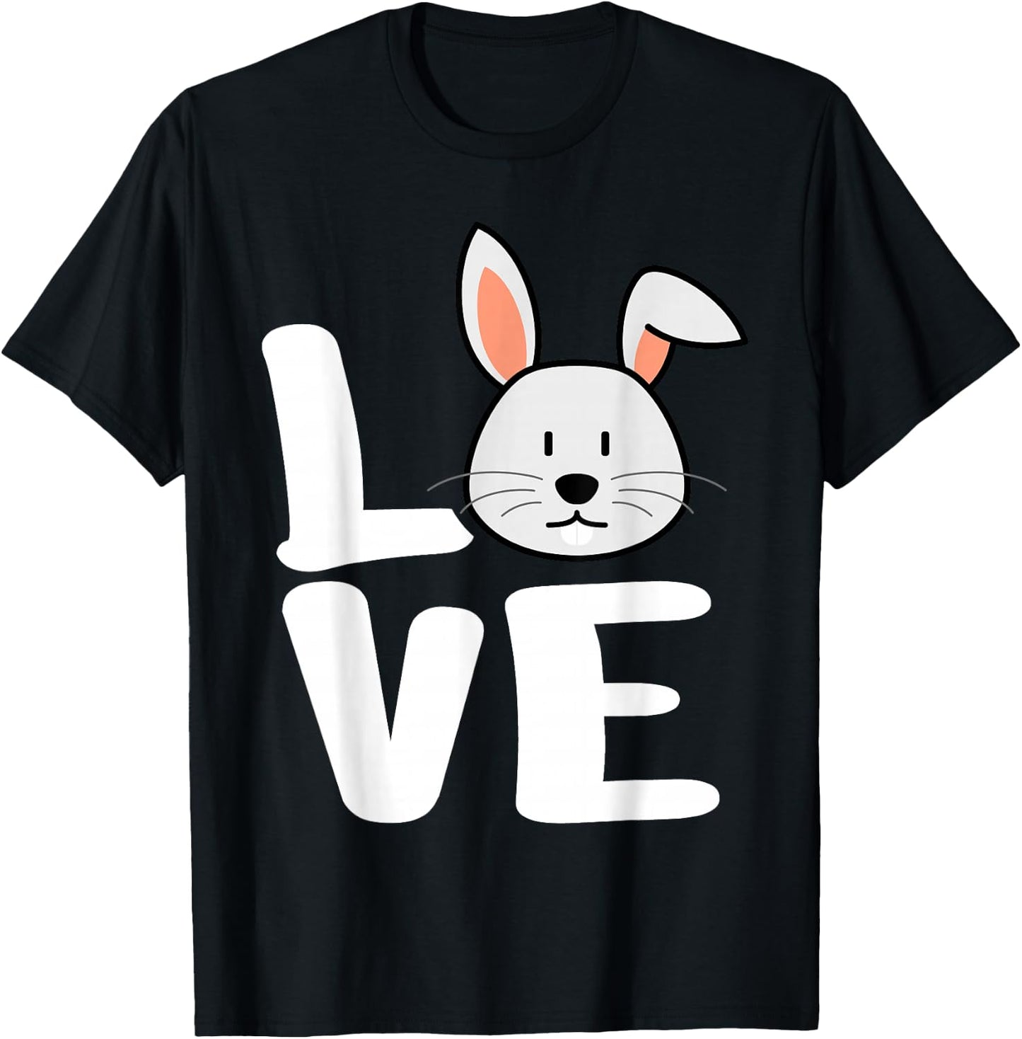 LOVE Rabbits Shirt | Bunny Lover Shirt | Cool Rabbit T-Shirt - T-Shirt | Black