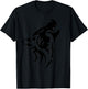 Wild Wolf Pack Team - Retro Vintage Wildlife Lone Black Wolf T-Shirt - T-Shirt | Black
