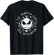 Disney Nightmare Before Christmas The Pumpkin King Floral T-Shirt - T-Shirt | Black