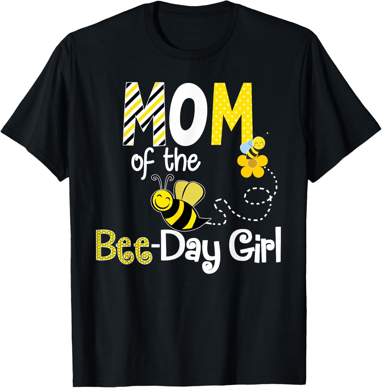 Bee Birthday Matching Shirt Hive Party Theme T-Shirt - T-Shirt | Black