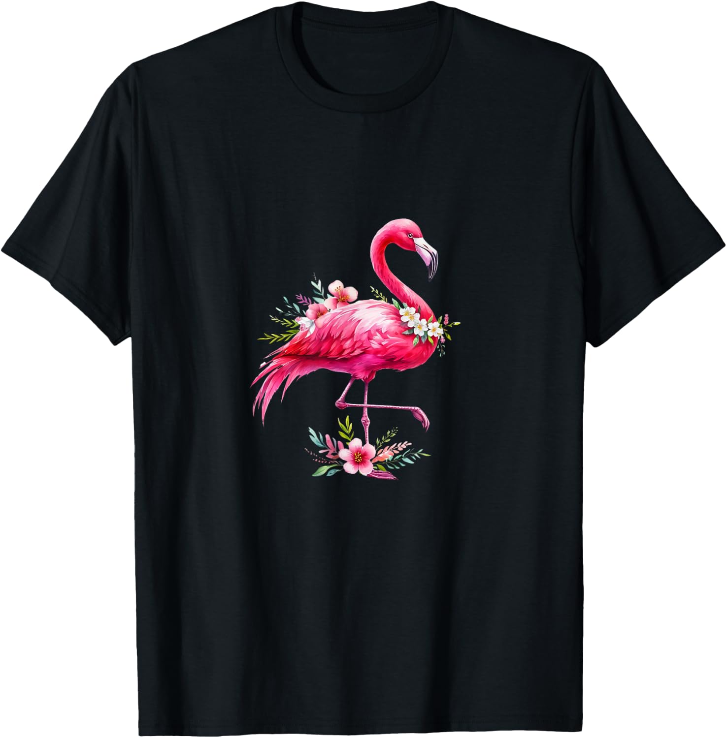 Flamingo Costume, Pink Flamingo, Flamingo , black T-Shirt - T-Shirt | Black