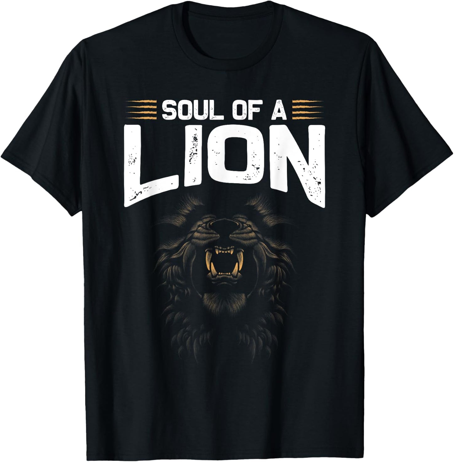 Soul Of A Lion T-Shirt - T-Shirt | Black