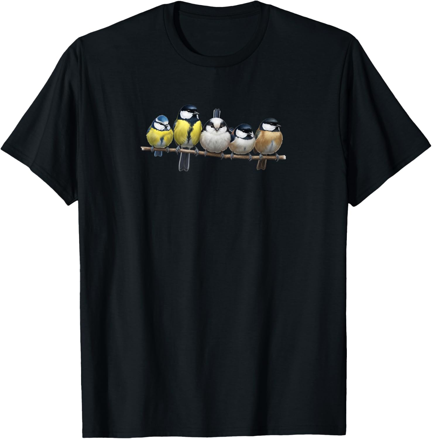 Meisen Vogelfreund Gartenvogel Singvogel Biologe Vogel T-Shirt - T-Shirt | Black