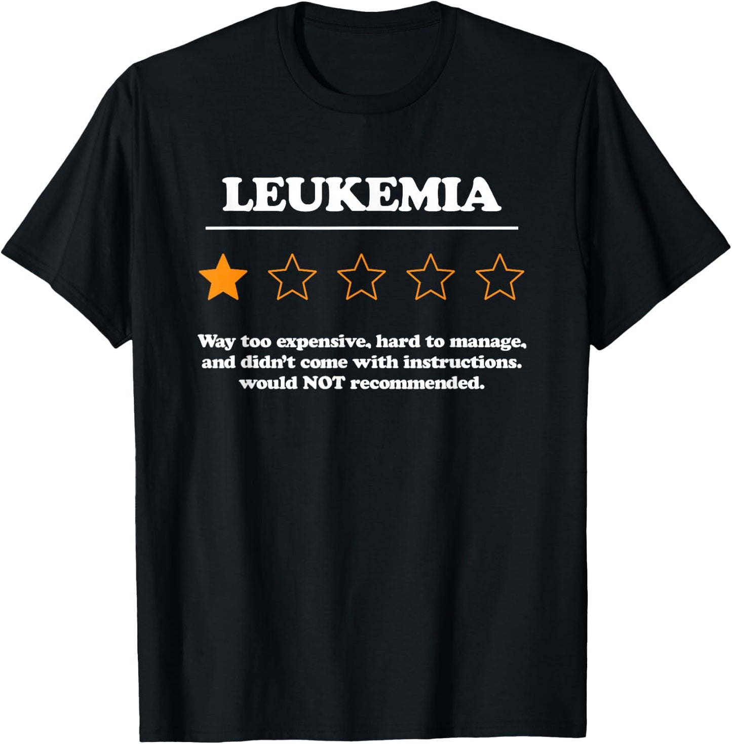 Fight Leukemia Design for a Leukemia Survivor T-Shirt - T-Shirt | Black