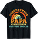 Tischtennis Papa - Nur Cooler Vater Tischtennisspieler T-Shirt - T-Shirt | Black