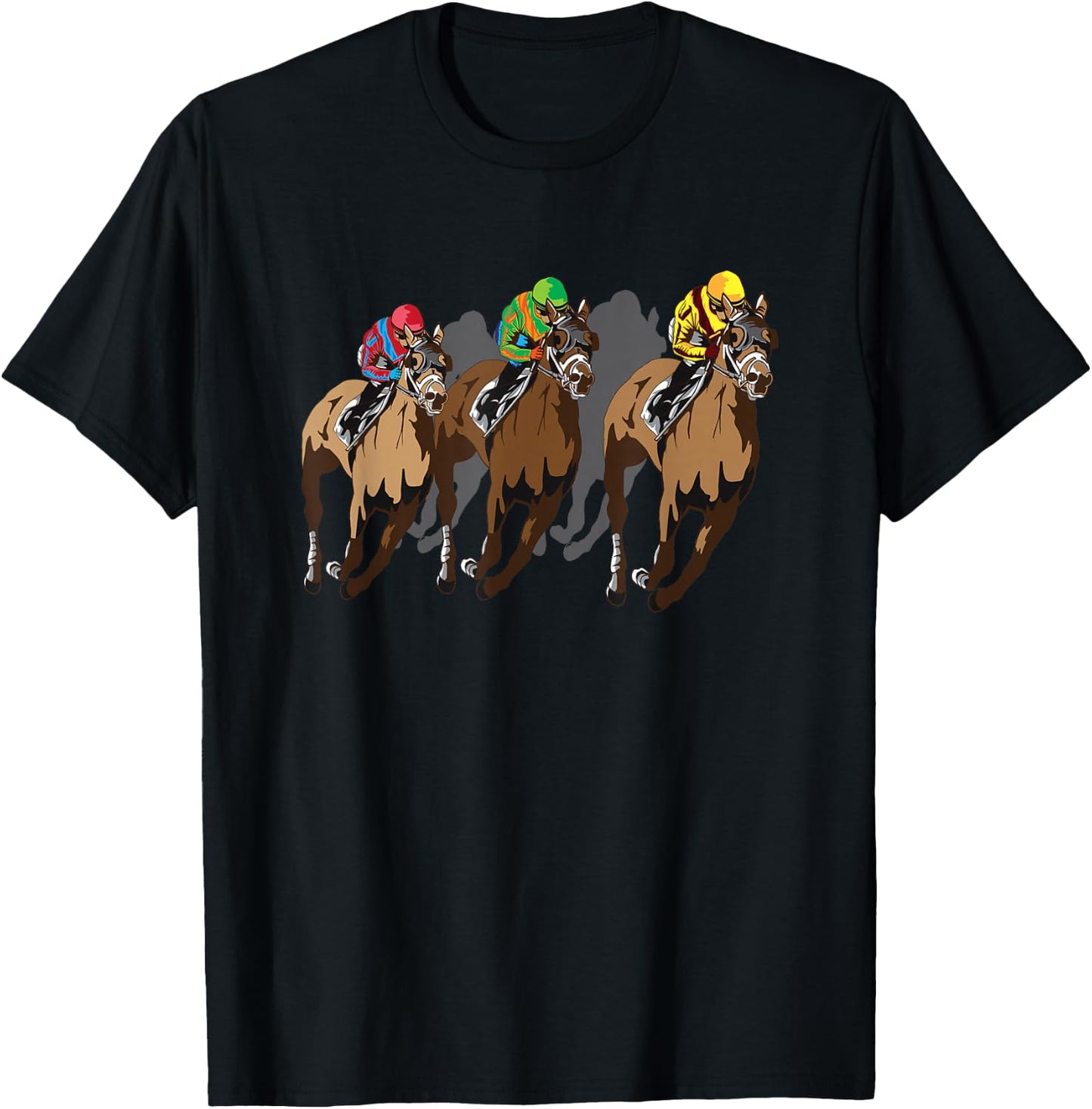 Funny Horse Racing Jockey Racer Derby Rider Race Track Gifts Small T-Shirt - T-Shirt | Black