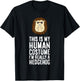 This is My Human Costume I'm Really A Hedgehog T-Shirt - T-Shirt | Black