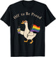 Funny LGBTQ Pride Silly Goose Women Off to Be Proud T-Shirt - T-Shirt | Black