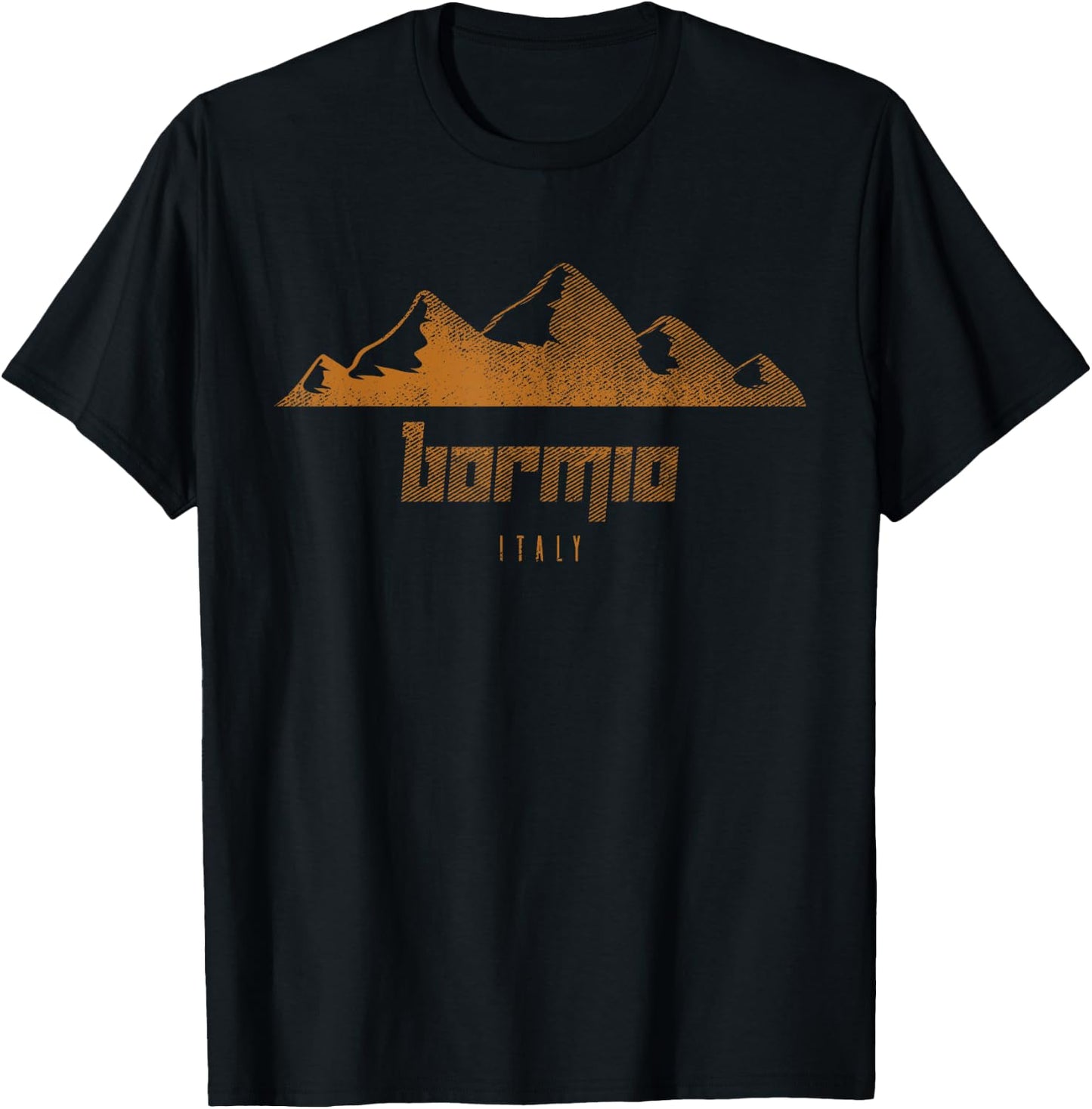Bormio Mountains Italy Hiking Outdoors T-Shirt - T-Shirt | Black