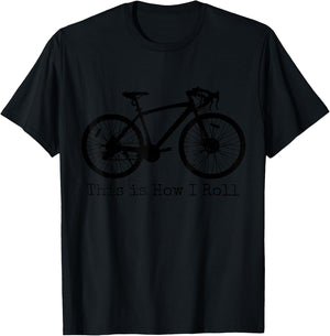 Cycling Road Bike Bicycle Funny Cyclist T-Shirt - T-Shirt | Black