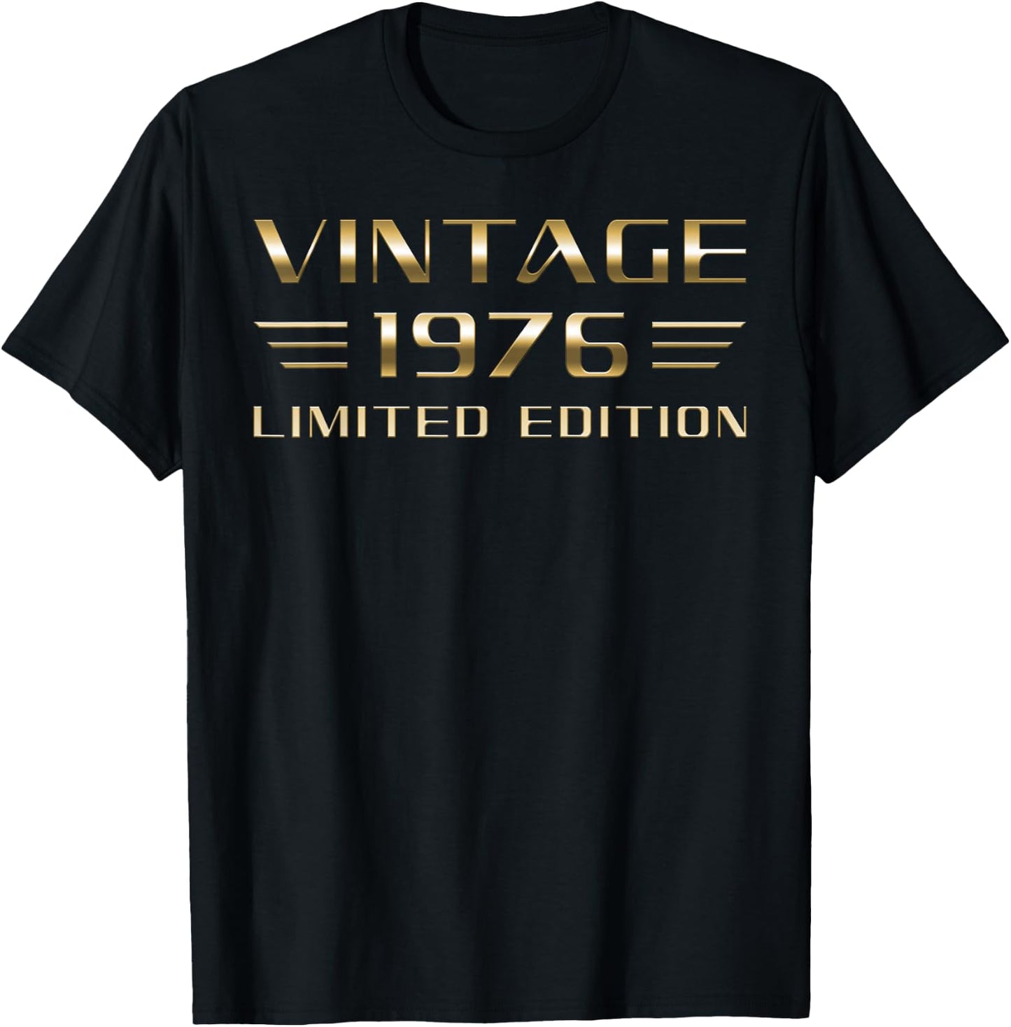 Vintage 1976 Limited Edition Oldtimer 50. Geburtstag T-Shirt - T-Shirt | Black
