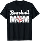 Baseball Mom Mothers Day T-Shirt - T-Shirt | Black