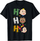 CoComelon Classic Christmas Ho Ho Ho Group Shot T-Shirt - T-Shirt | Black