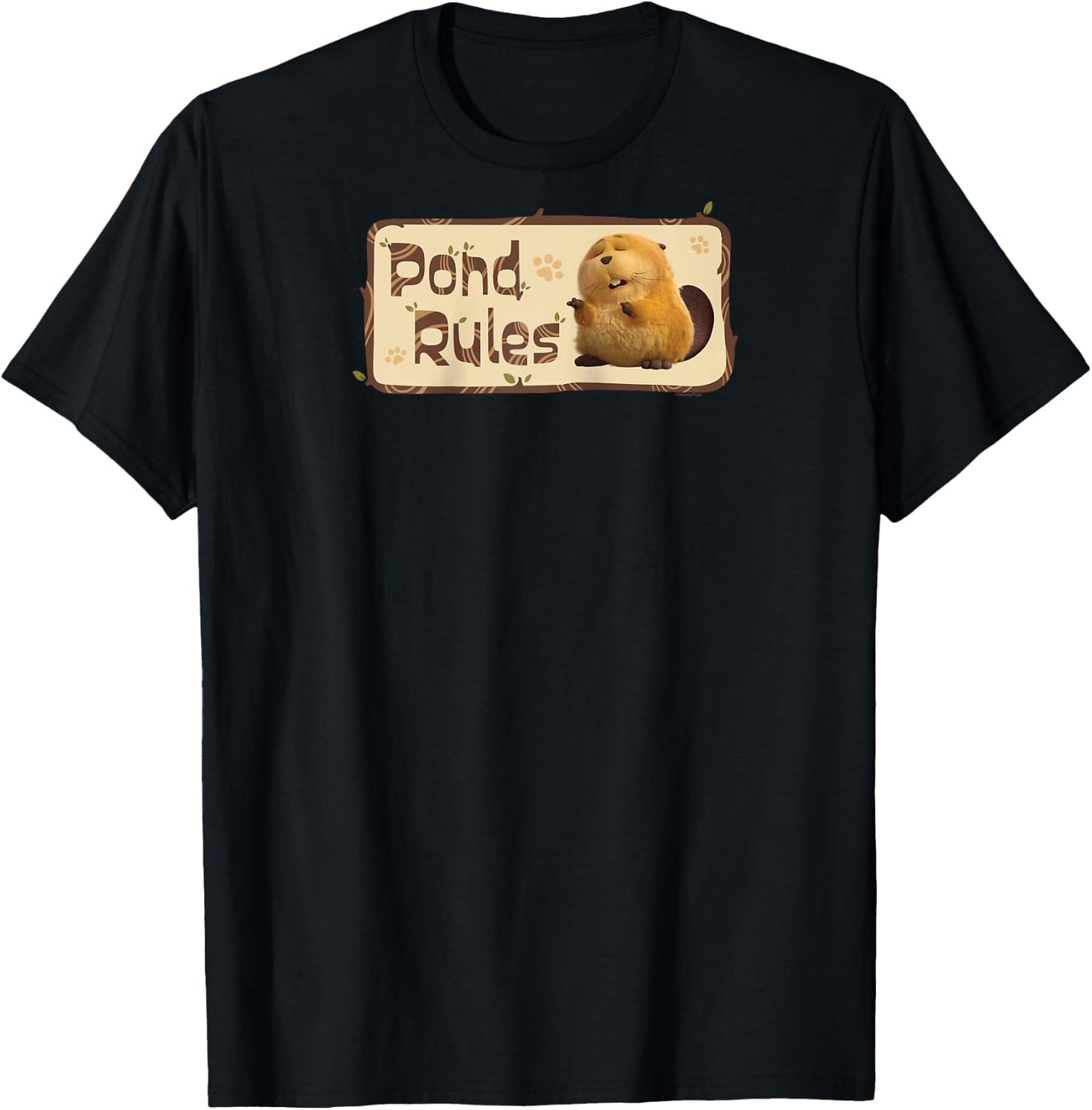 Disney and Pixar's Hoppers Loaf Pond Rules Raglan Baseball T-Shirt - T-Shirt | Black