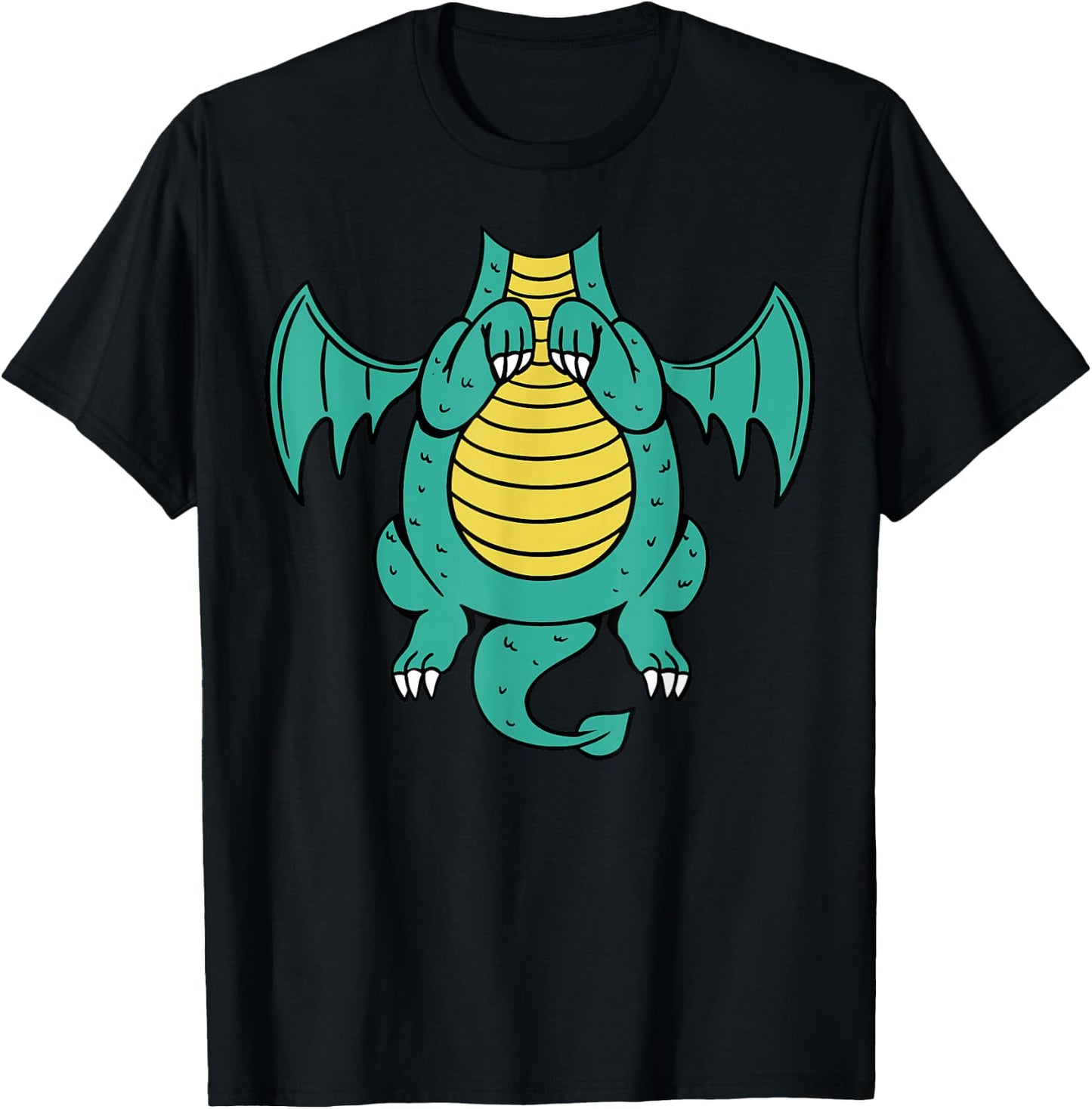 Drachenkostüm Drache Drachen Kostüm Kind Erwachsene Kinder T-Shirt - T-Shirt | Black