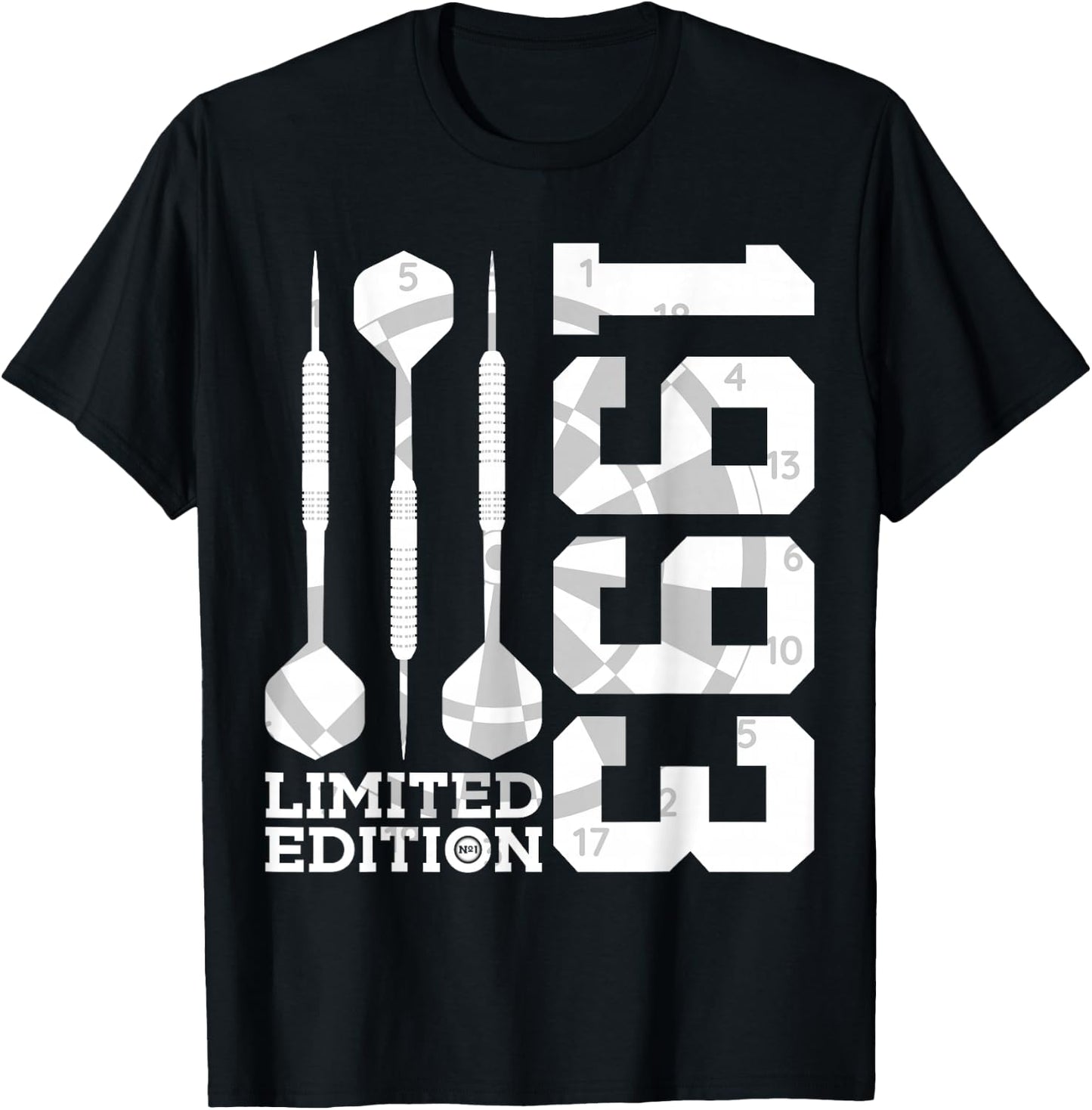 Limited Edition 1993 Darts 33. Geburtstag T-Shirt - T-Shirt | Black