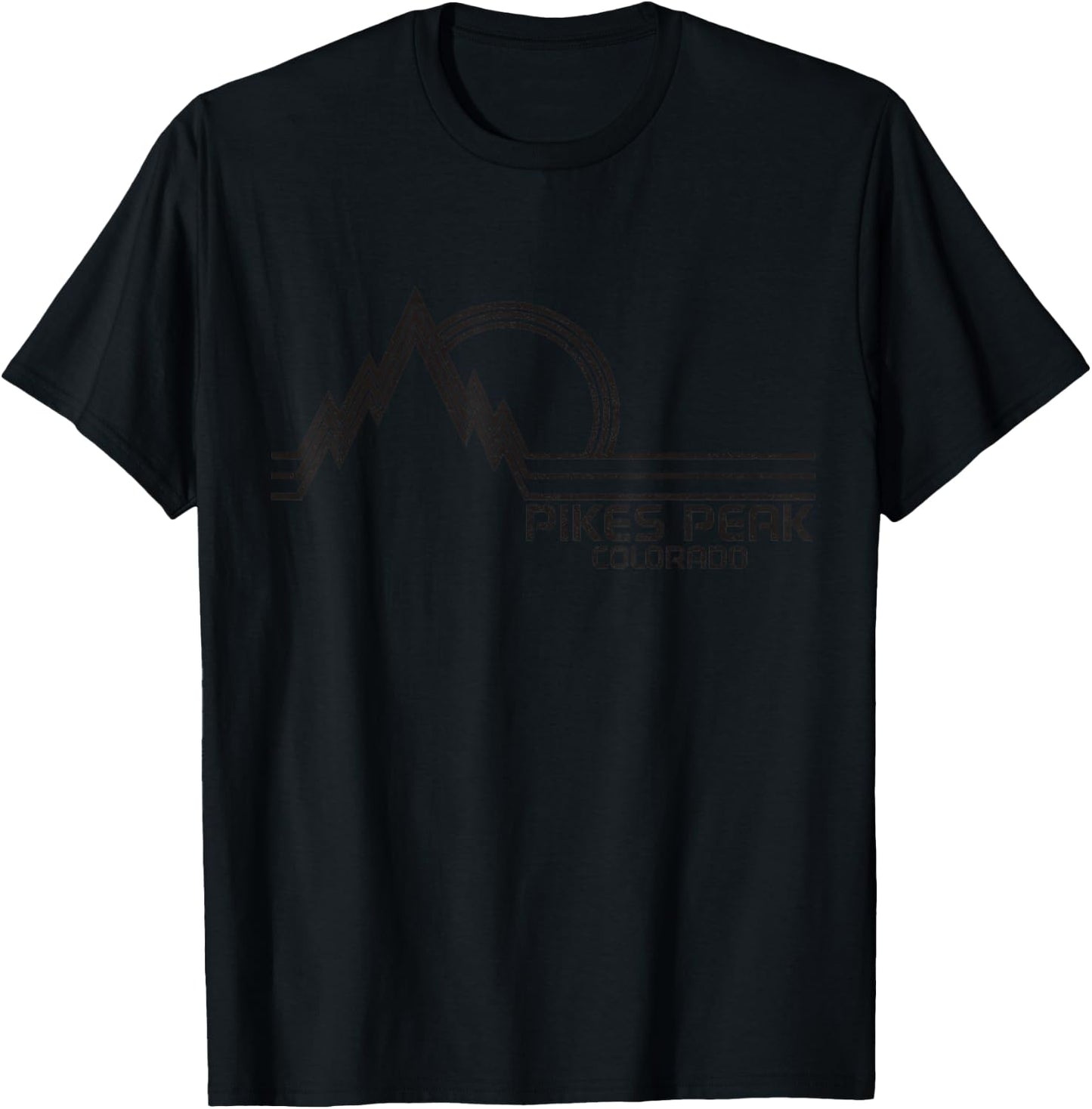 Souvenir Pikes Peak, Colorado T-Shirt - T-Shirt | Black