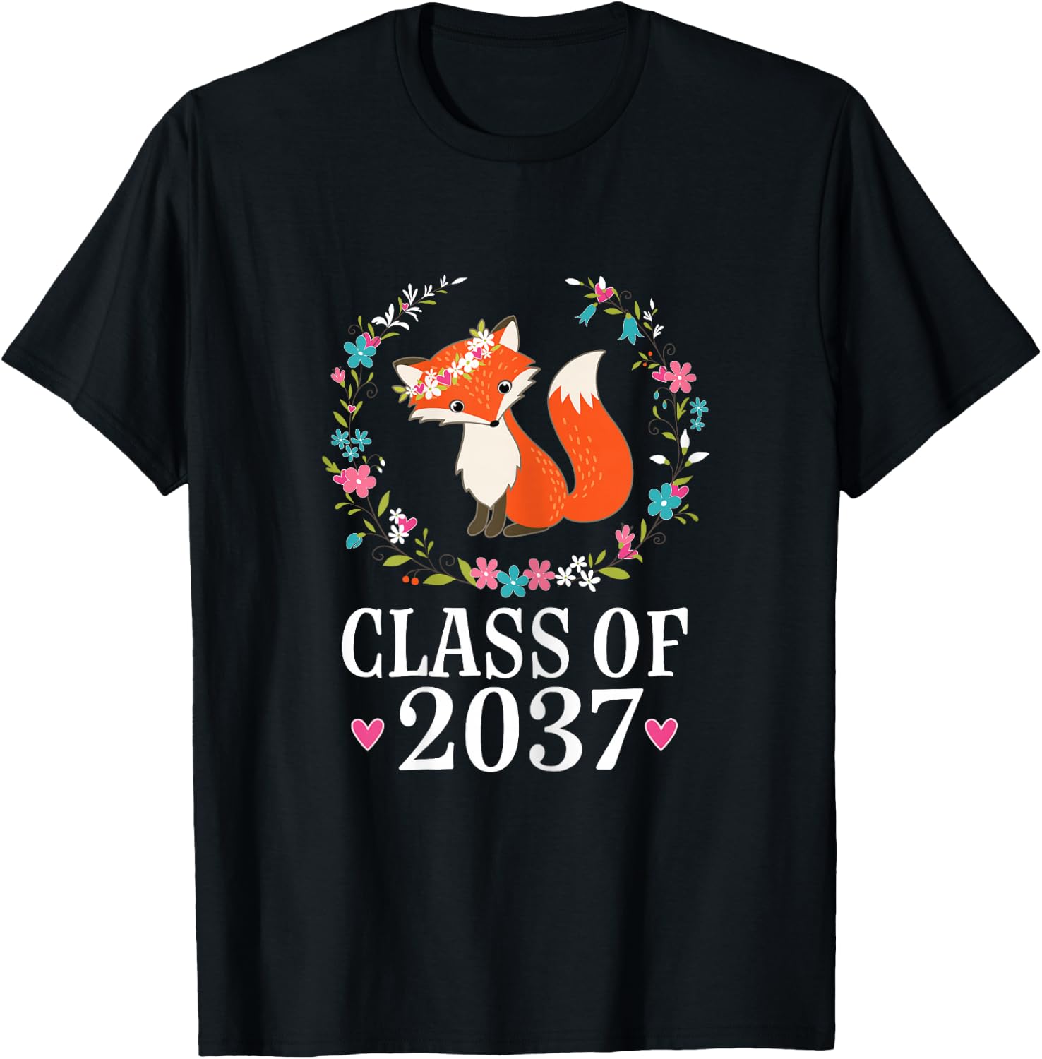 Class Of 2037 Kindergarten Graduation Quote T-Shirt - T-Shirt | Black
