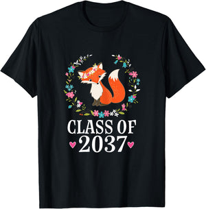Class Of 2037 Kindergarten Graduation Quote T-Shirt - T-Shirt | Black