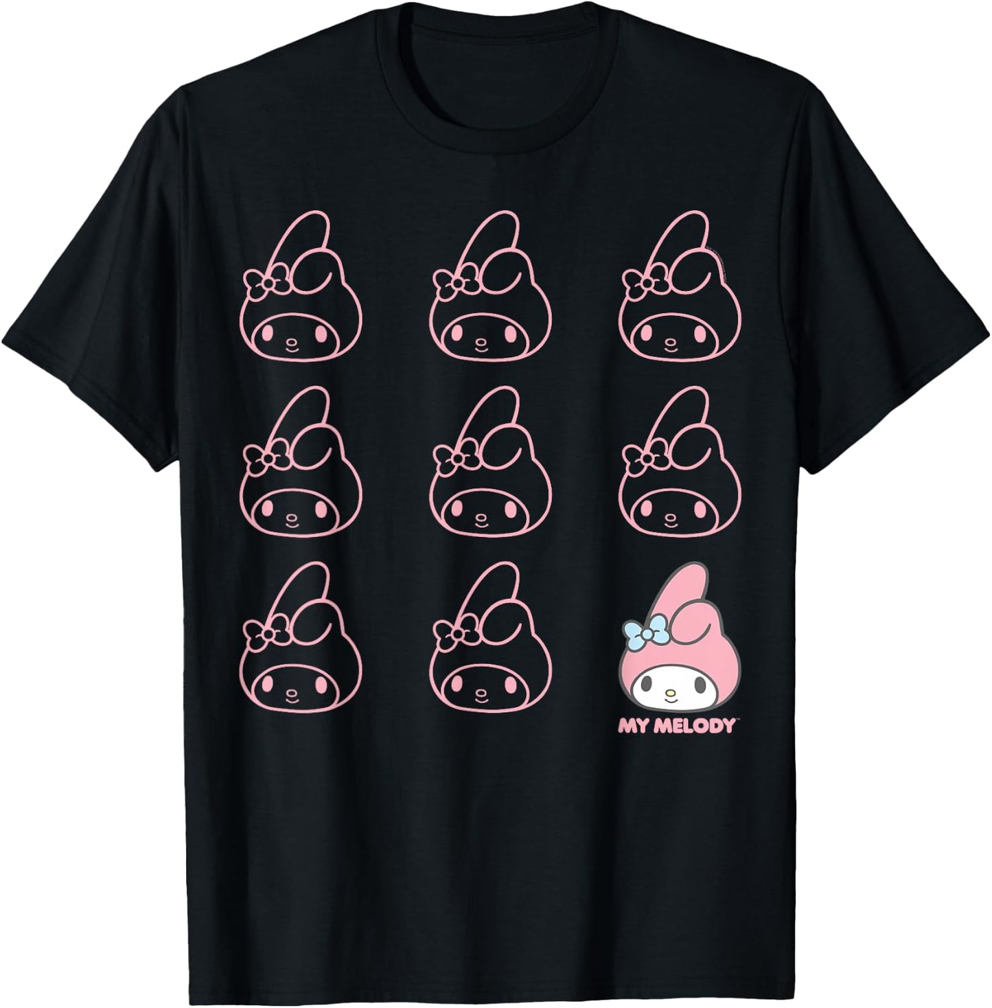 My Melody Real T-Shirt - T-Shirt | Black