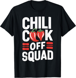 Chili Cook Off Squad T-Shirt - T-Shirt | Black