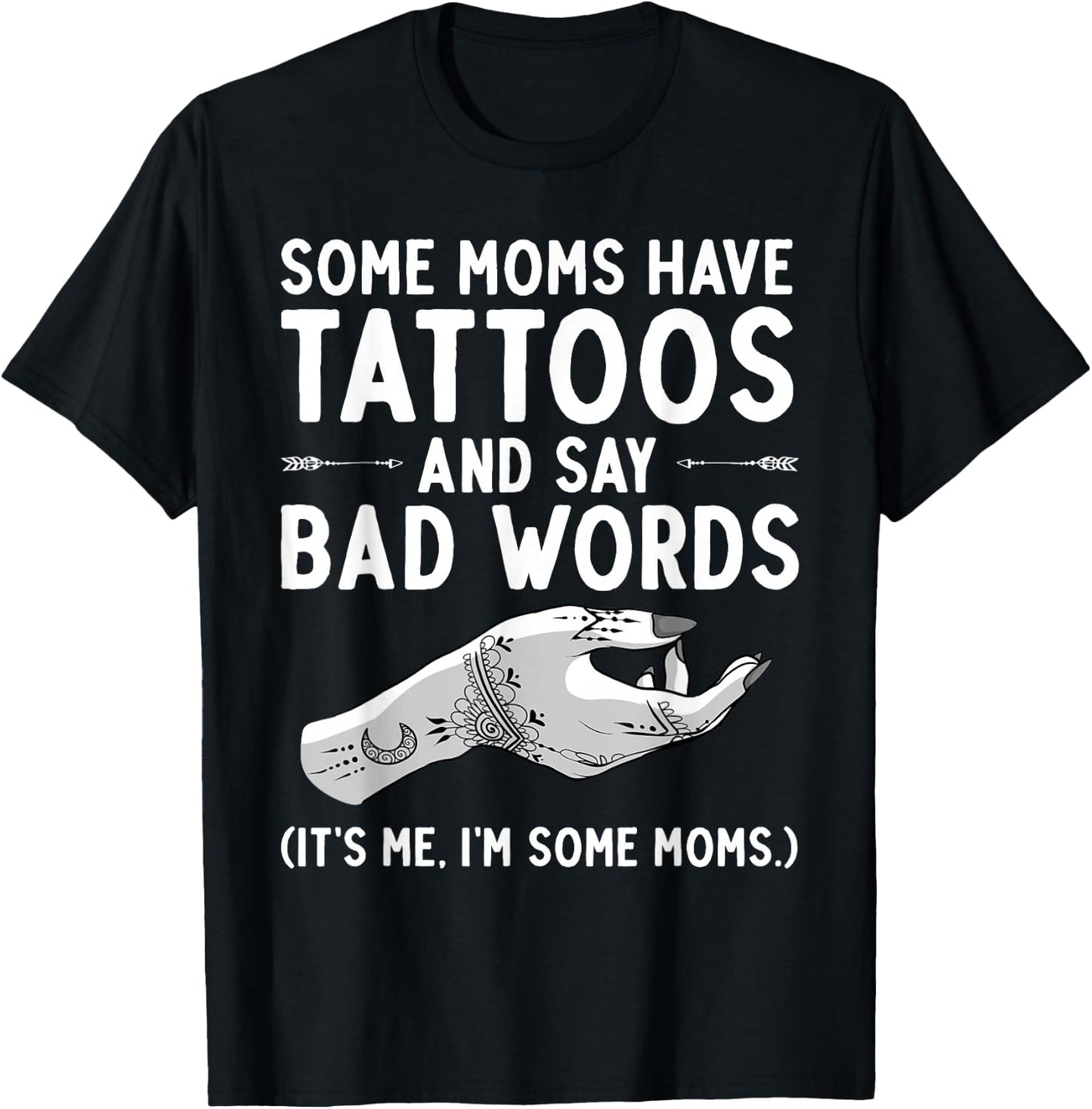 Funny Tattoo Lover Gift - Women's Tribal Tattoo Mom - Black, Small T-Shirt - T-Shirt | Black