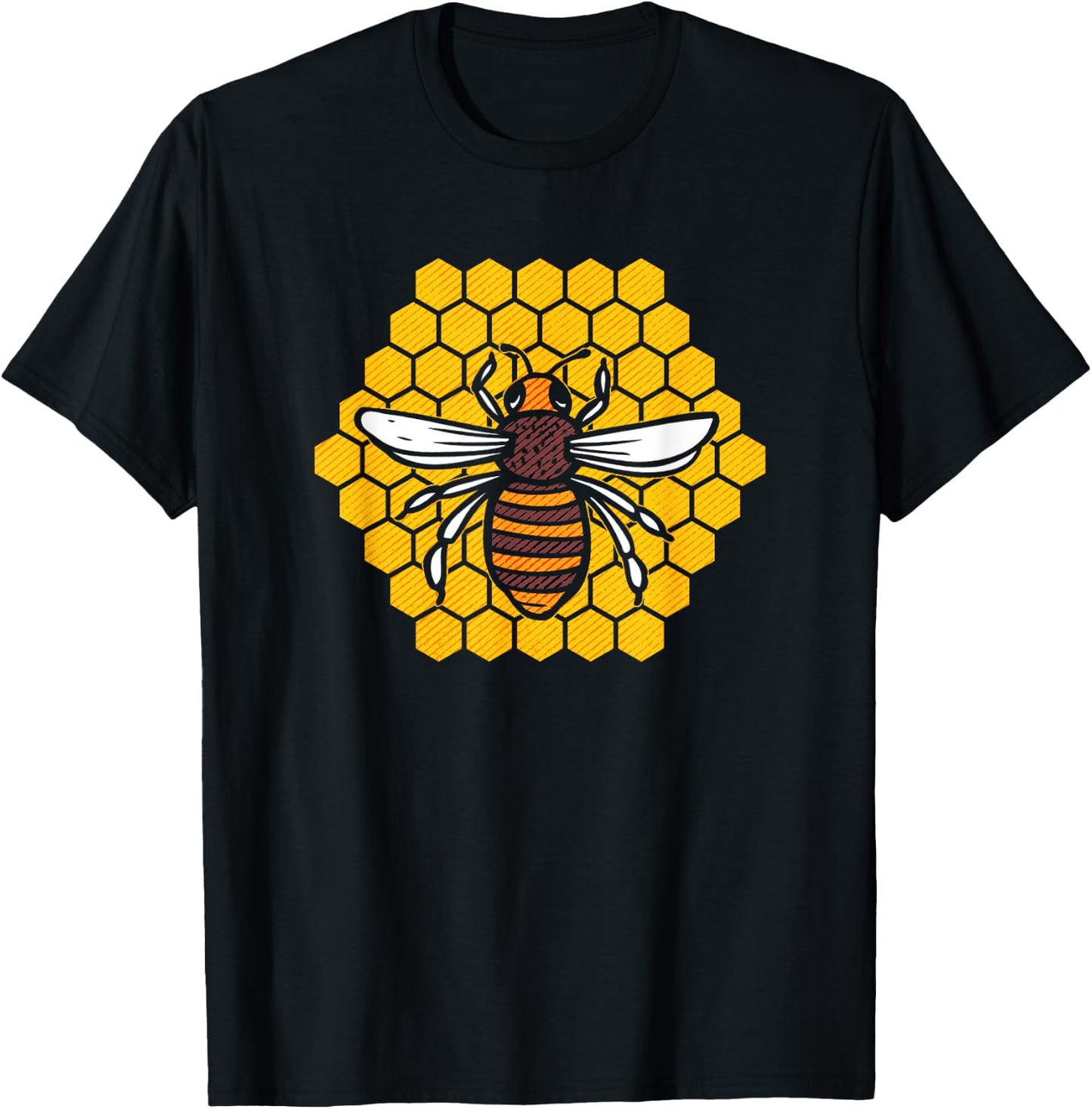 Bee Vintage Beekeeping Apiarist Beekeeper Men Women T-Shirt - T-Shirt | Black