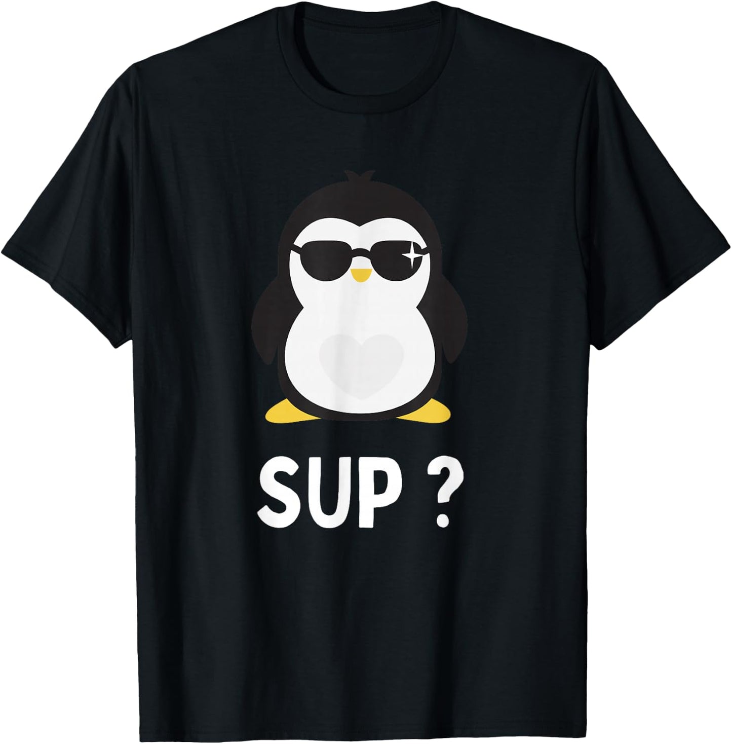 Funny Penguin T-Shirt - T-Shirt | Black