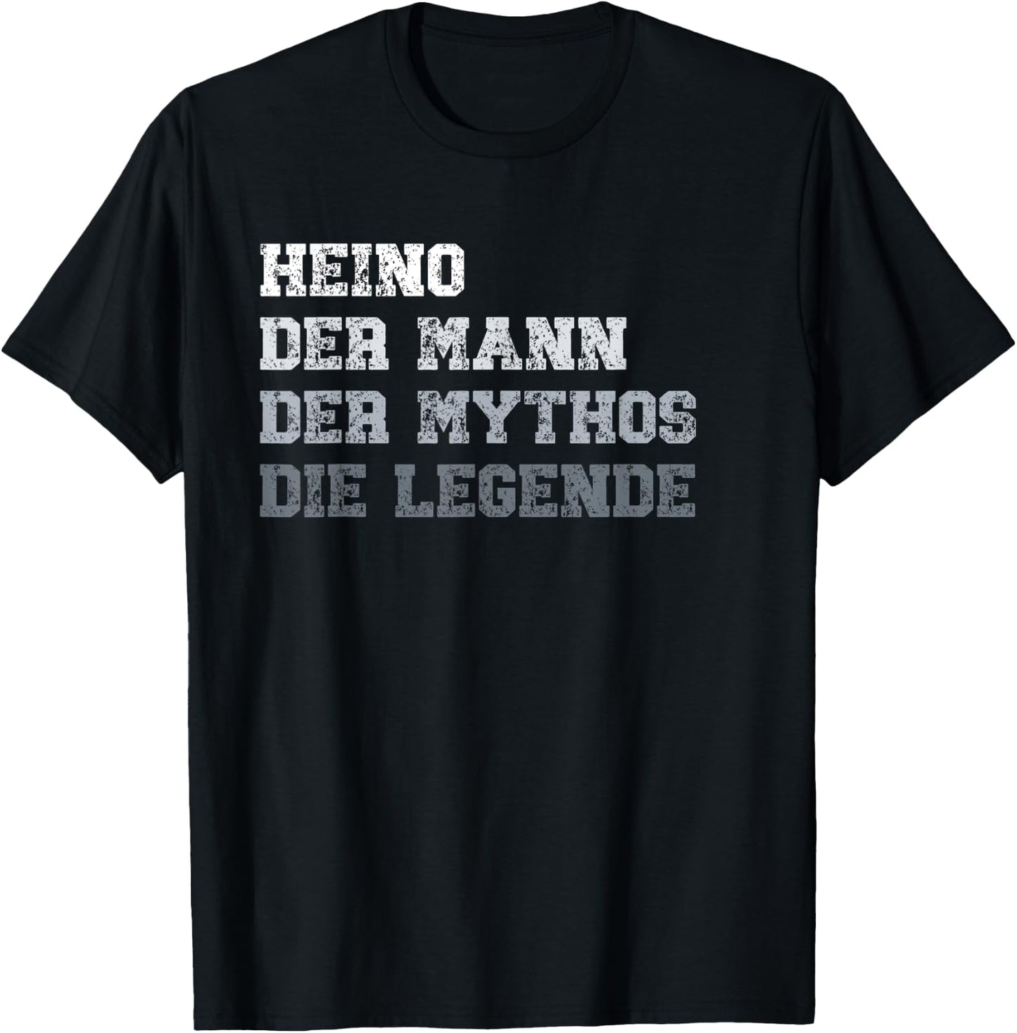 Herren Heino der Mann der Mythos die Legende T-Shirt - T-Shirt | Black