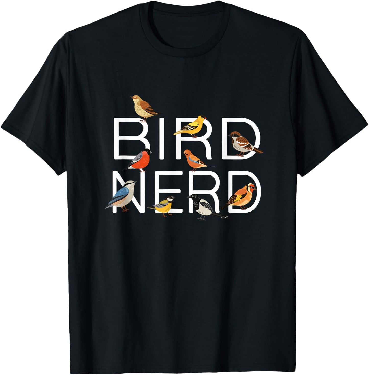 Vogelliebhaber Vogelbeobachtung Vogel Nerd Vogelbeobachter Birder T-Shirt - T-Shirt | Black