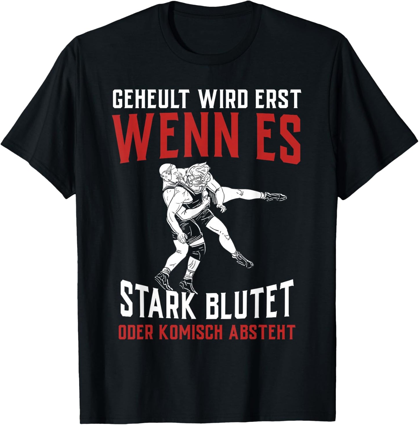 Wrestling Gift Men's Children's Wrestler Wrestler Ringer , black T-Shirt - T-Shirt | Black