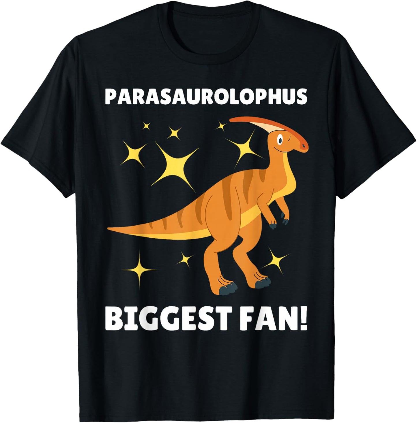 Parasaurolophus T-Shirt - T-Shirt | Black
