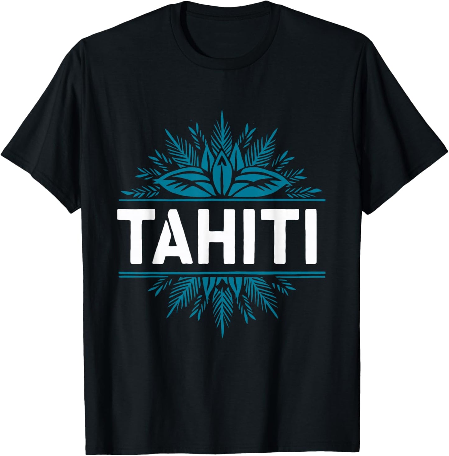 Tahiti French Polynesia , Black, S T-Shirt - T-Shirt | Black