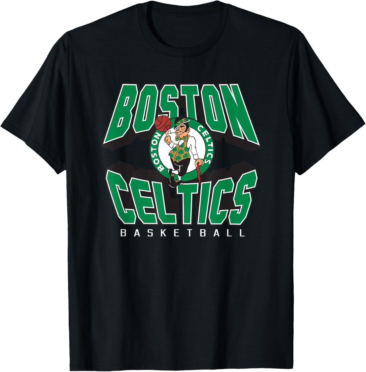 NBA Official Boston Celtics Blowin Up T-Shirt - T-Shirt | Black