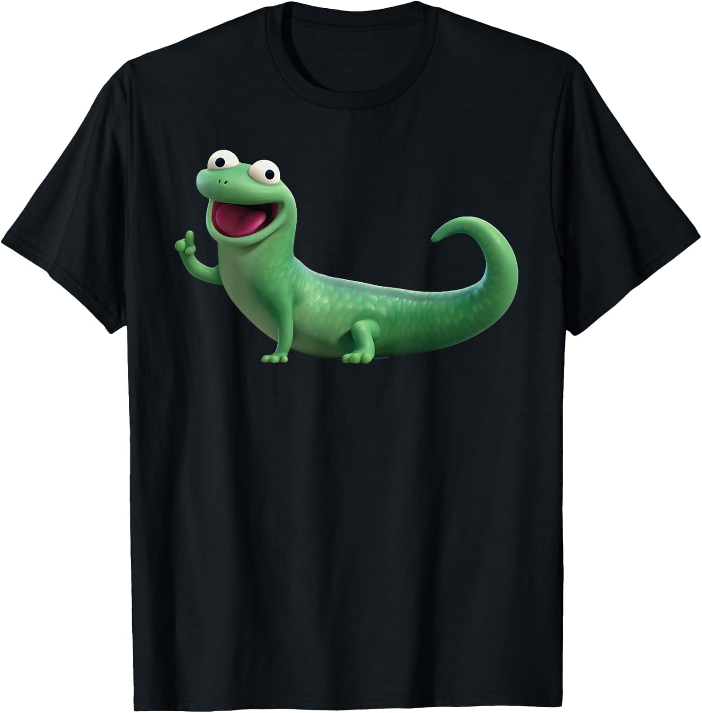 Disney & Pixar's Hoppers Tom Lizard Big Pose T-Shirt - T-Shirt | Black