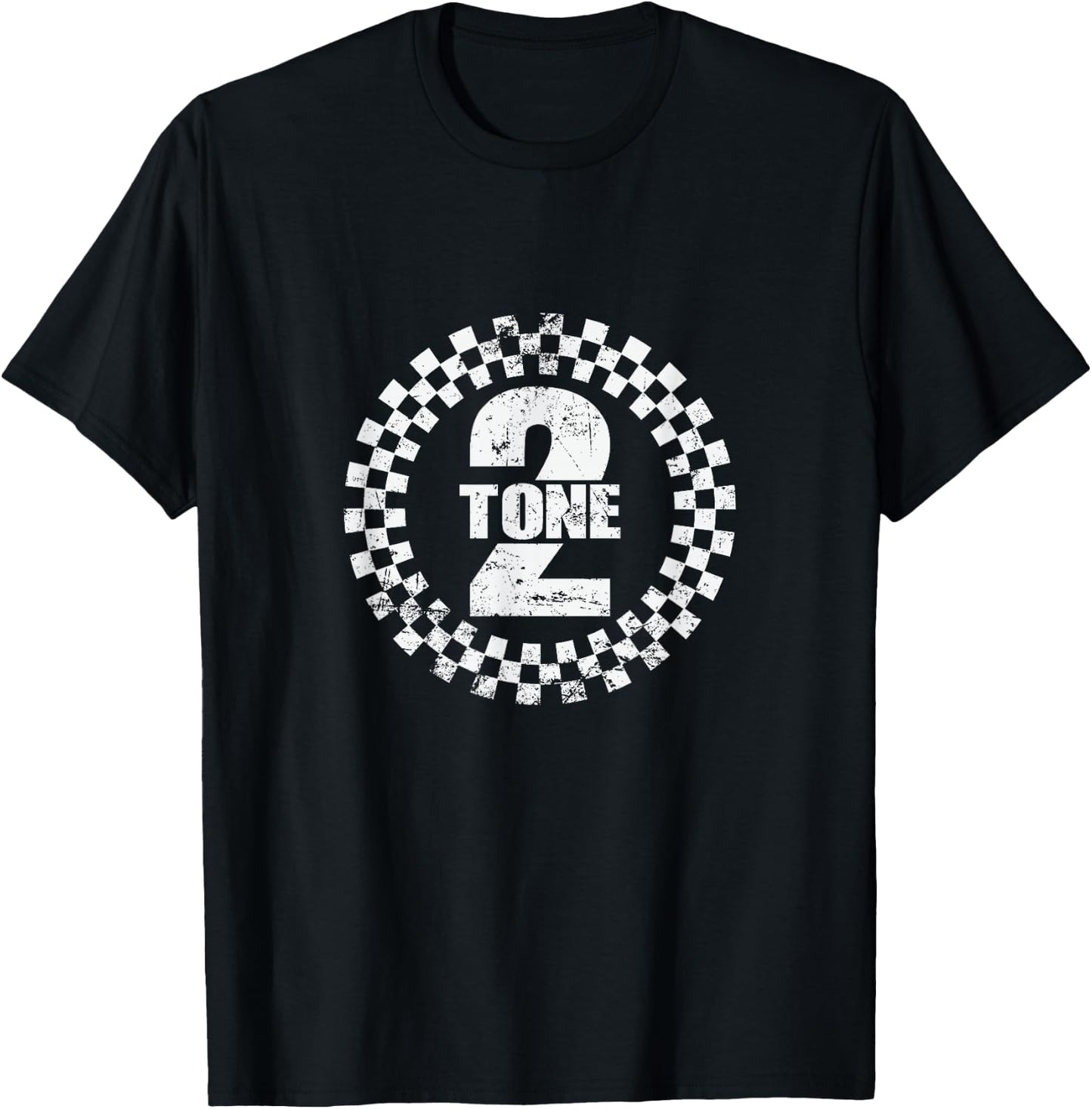 Ska 2 Tone Jazz Vibrating Grooves , Black, S T-Shirt - T-Shirt | Black
