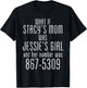 What If Stacy's Mom Was Jessie's Girl Funny Music T-Shirt - T-Shirt | Black